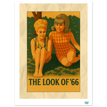 Affiche "The look of '66" – L’élégance des sixties - StudioRetroPop