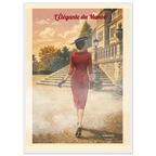 Affiche L'élégante du manoir — Affiche vintage chic – Collection Vintage Stories VS N°005 - VAS – StudioRetroPop® – 30x40 cm / 12x16″