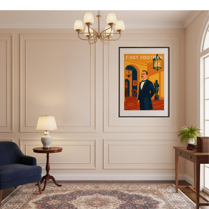 Studioretropop Affiche (Avant 1920) First Footman - Format 49 x 69 cm avec cadre by Spreadconnect