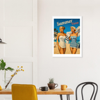 Affiche Summer Time – Affiche Mode - Collection Vintage Stories VS N°006 – StudioRetroPop® – 30x40 cm / 12x16″