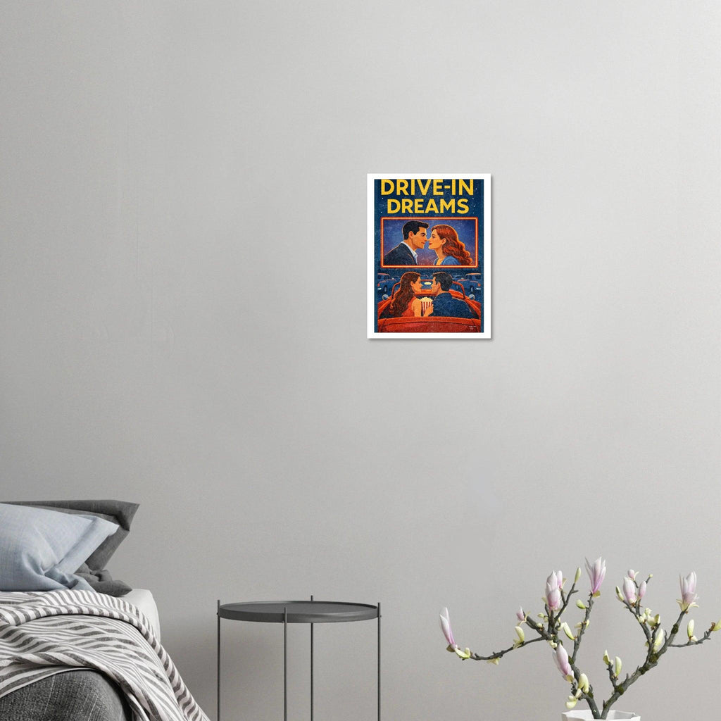Affiche Affiche Drive-In Dreams – Collection Love Stories | StudioRetroPop® – StudioRetroPop®