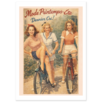 Affiche Mode Printemps-Eté Dernier Cri ! - Affiche Mode - Collection Vintage Stories VS N°014 – StudioRetroPop® – 30x40 cm / 12x16″