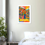 Affiche L'essentiel commence par l'amour - Affiche Colorée - Collection Love Stories LS N°001 - sans cadre ou avec – StudioRetroPop® – 30x40 cm / 12x16″