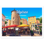 Affiche Hyeres les Palmiers – StudioRetroPop®