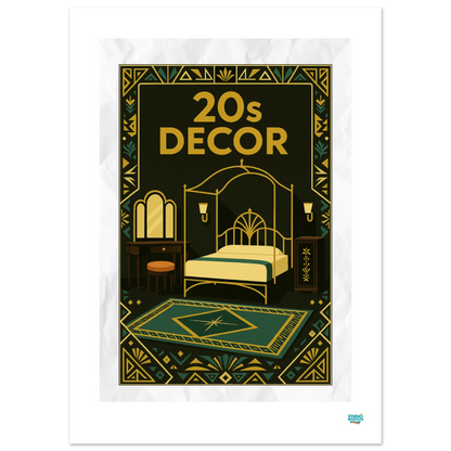 Affiche 20s décor"