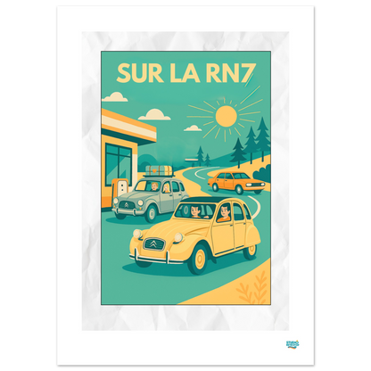Affiche "Sur la RN7"