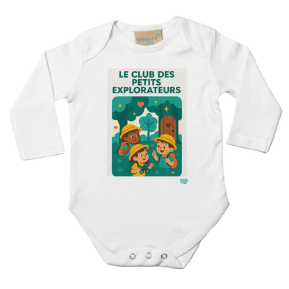 Body bébé «Le club des petits explorateurs» 