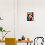 Affiche Aimer librement, aimer fierement - Illustration Moderne - Collection Love stories LS N°004 – StudioRetroPop® – 30x40 cm / 12x16″