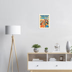 Affiche Ice Cream Happiness - affiche Vintage - Collection Vintage Stories VS N°018 – StudioRetroPop® – 30x40 cm / 12x16″