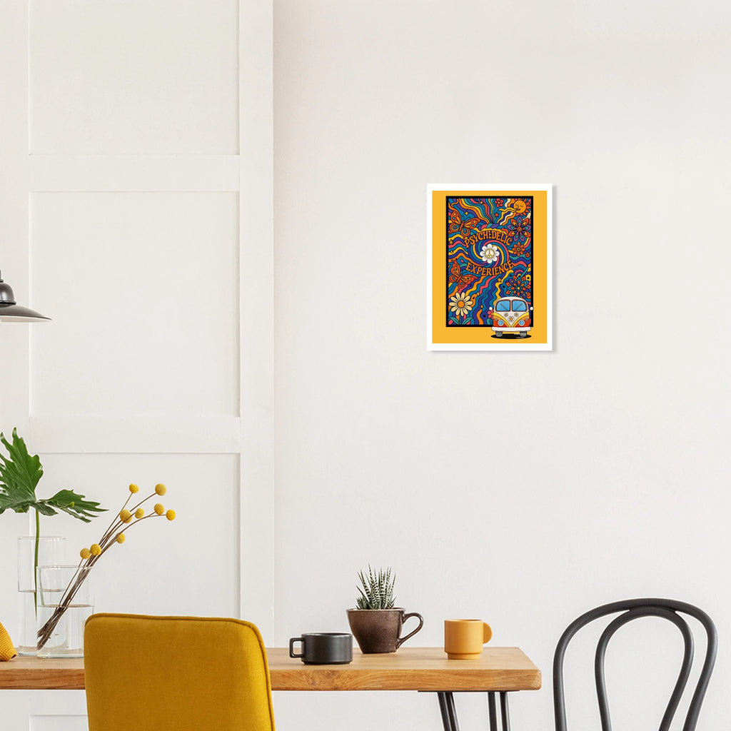 Affiche Psychédélique expérience – StudioRetroPop® – 30x40 cm / 12x16″