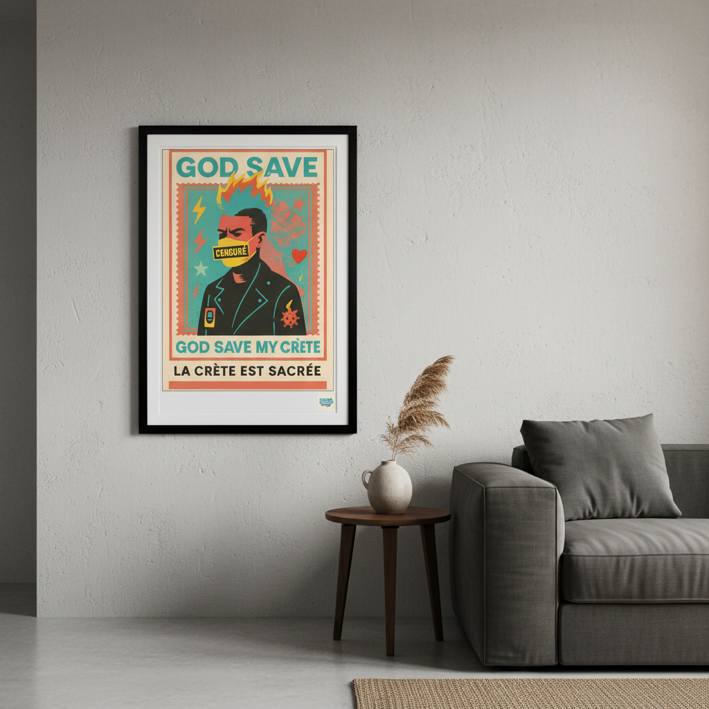 Affiche dans un salon