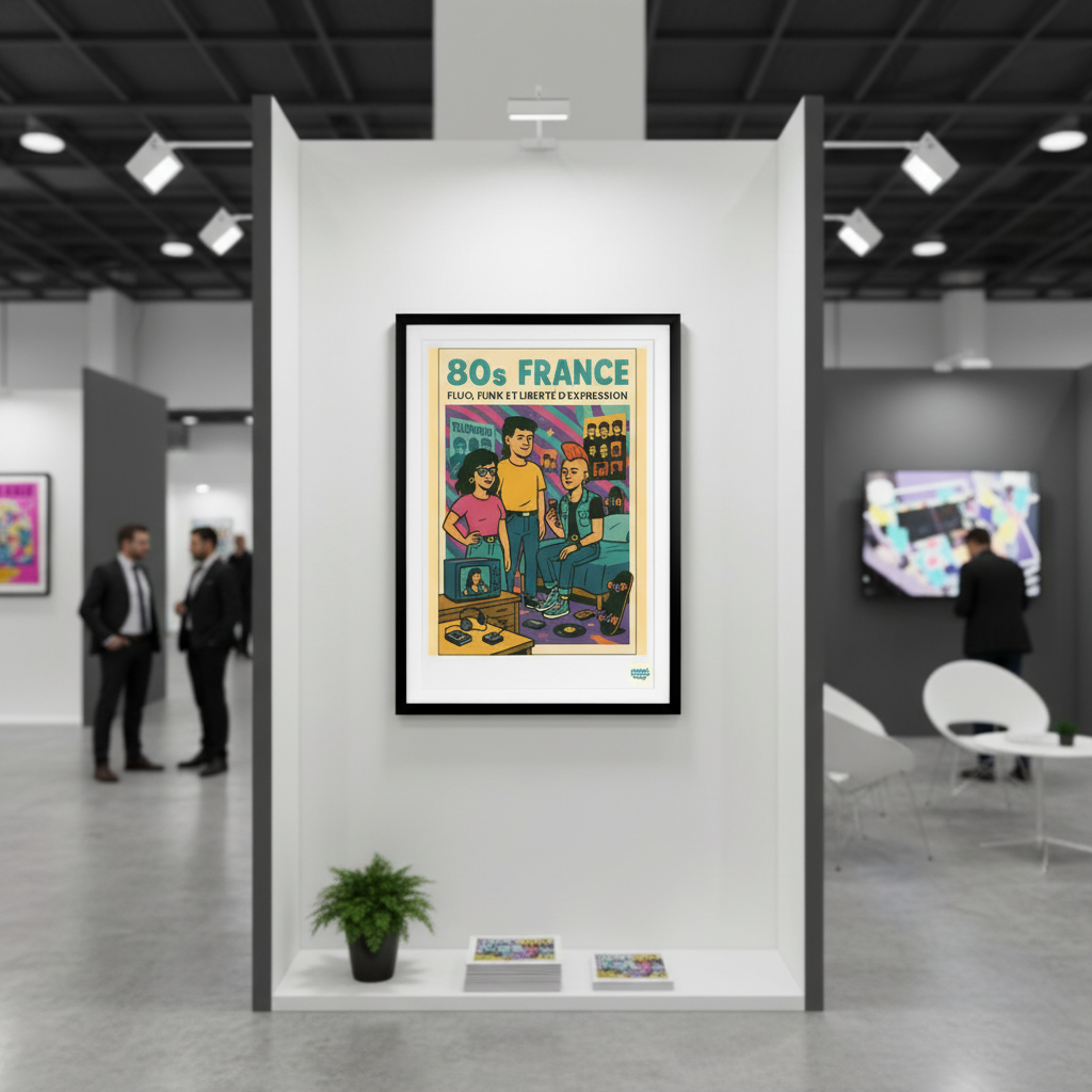 Affiche dans un événement