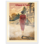 Affiche L'élégante du manoir — Affiche vintage chic – Collection Vintage Stories VS N°005 - VAS – StudioRetroPop® – 30x40 cm / 12x16″