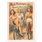 Affiche Mode Printemps-Eté Dernier Cri ! - Affiche Mode - Collection Vintage Stories VS N°014 – StudioRetroPop® – 30x40 cm / 12x16″
