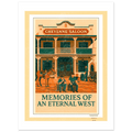 Affiche Affiche Cheyenne Saloon Far West – Collection Affiches Art Vintage Moderne | StudioRetroPop® – StudioRetroPop® – 30x40 cm / 12x16″