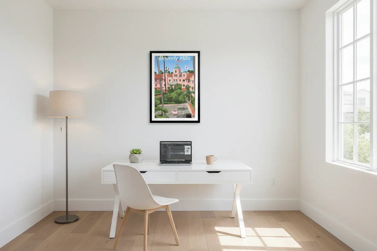 Beverly Hills dans un bureau