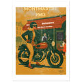 Affiche Paris Montmartre – Collection Affiches Art Vintage Moderne | StudioRetroPop® – StudioRetroPop® – 30x40 cm / 12x16″