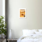 Affiche Grasse Sensation de Provence - affiche Touristique - Collection Riviera Stories RS N°005 – StudioRetroPop® – 30x40 cm / 12x16″
