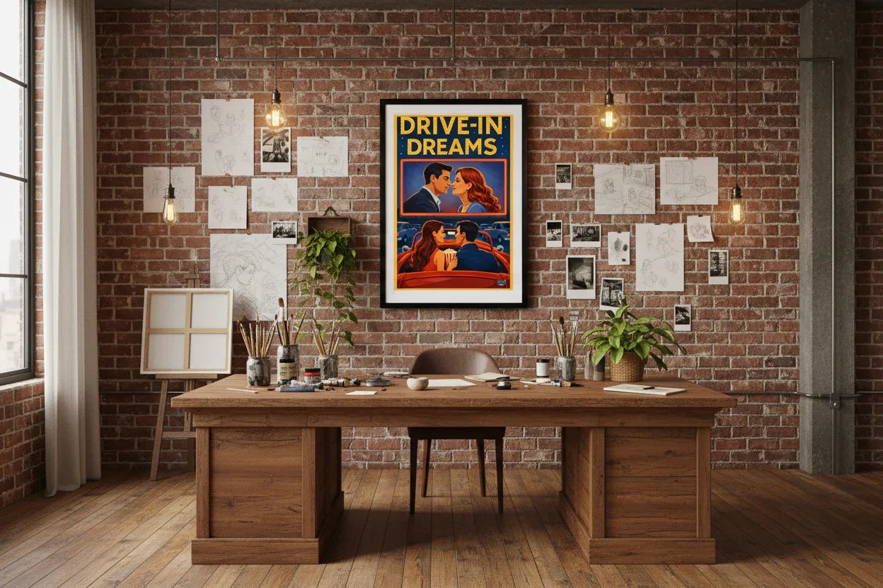 Drive-In Dreams Studio Mockup