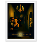 Affiche La danse des masques- Affiche vintage film Noir - Collection Vintage Stories VS N°009 – StudioRetroPop® – 30x40 cm / 12x16″