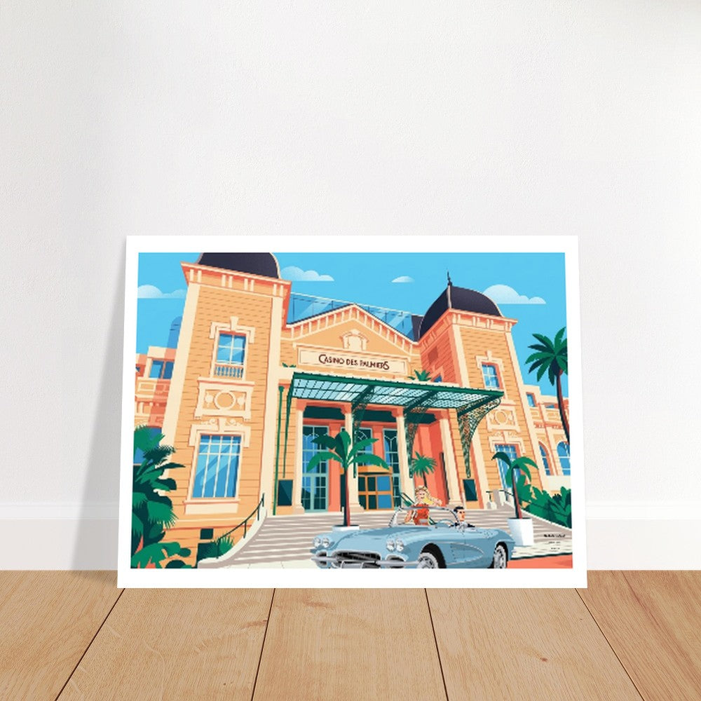 Affiche Hyeres Casino – StudioRetroPop®