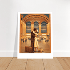 Affiche Les amants de la gare - Affiche vintage - Collection Vintage Stories VS N°010 - sans cadre ou avec – StudioRetroPop® – 30x40 cm / 12x16″