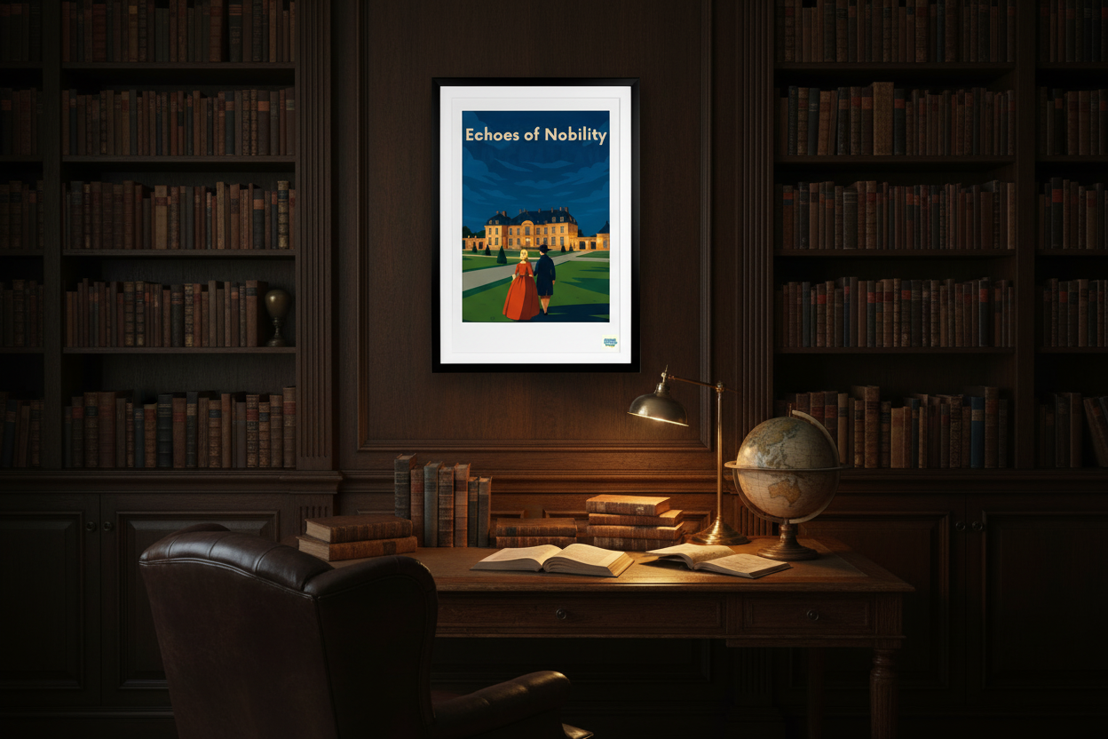 Echoes of Nobility dans une bibliothèque classique