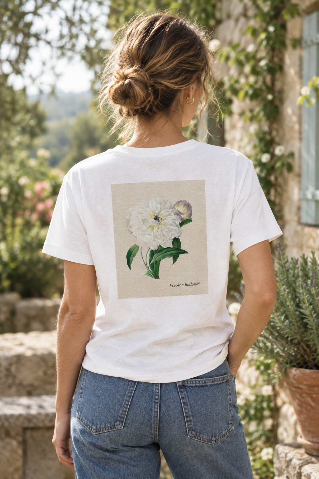 Affiche T-shirt col rond unisexe en Coton Lourd Vintage Botanical - Collection Flower Stories – StudioRetroPop® – S