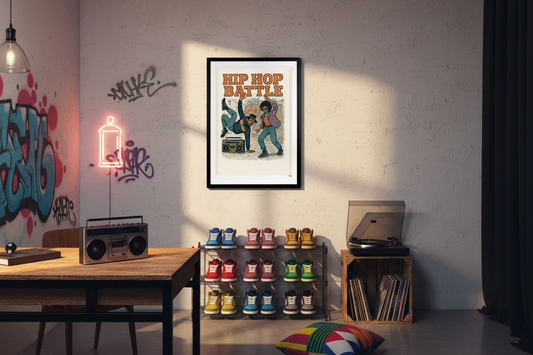 Hip-Hop Battle dans un studio urbain