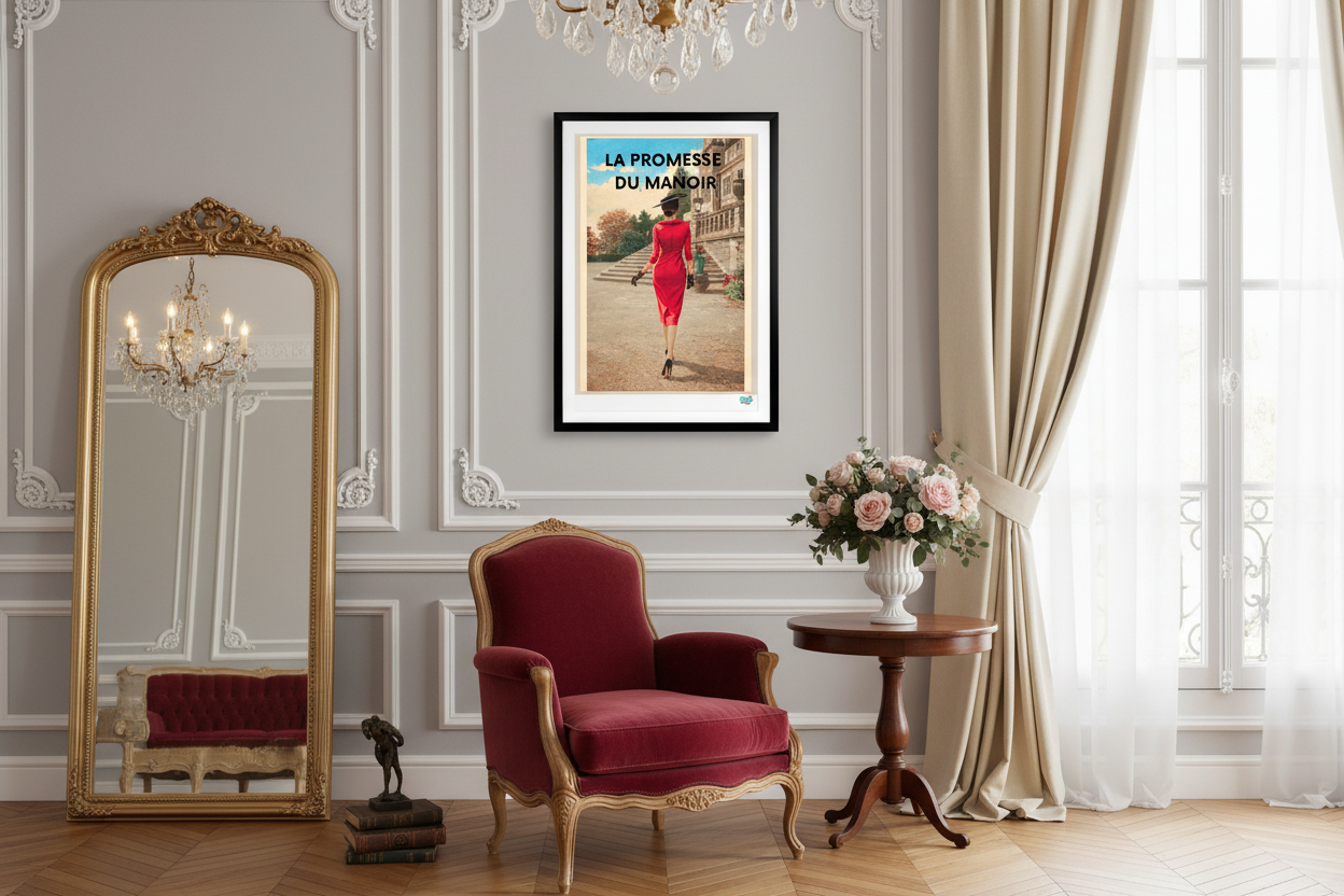 La promesse du Manoir - Mockup salon classique