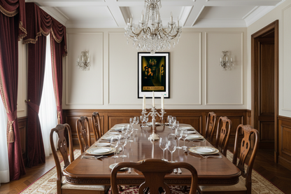 Le Bal du Château dans une salle à manger sophistiquée