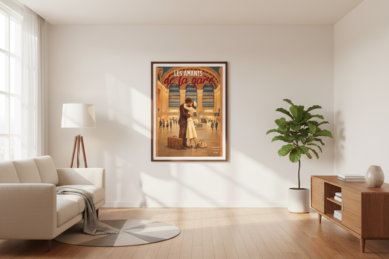 Les Amants de la Gare – Lifestyle Mockup