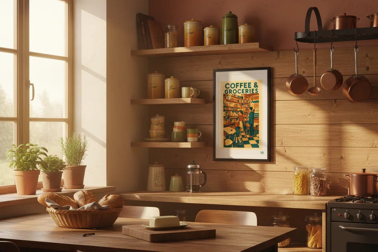 Lifestyle cuisine chaleureuse années 70