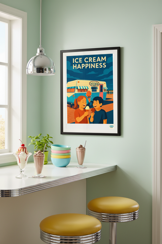 Lifestyle cuisine rétro années 60