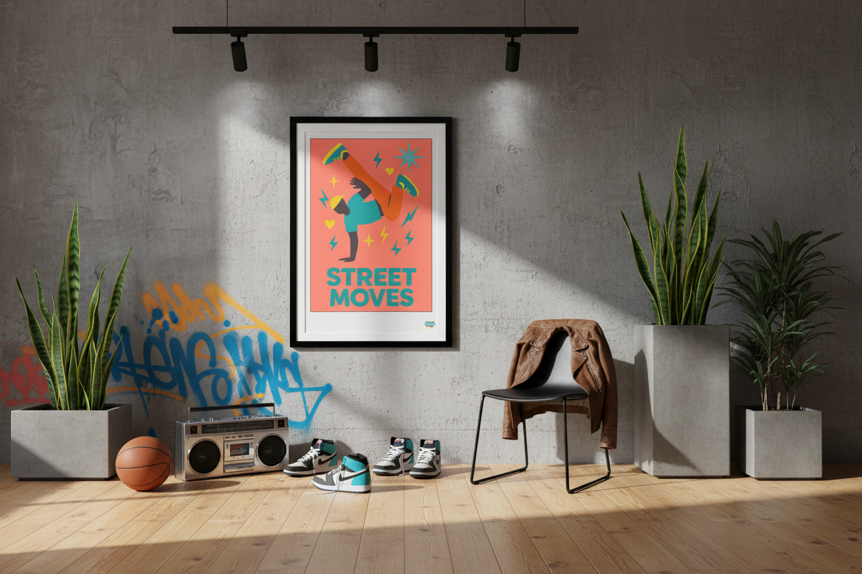 Lifestyle loft danse urbaine années 90