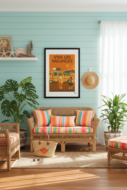 Lifestyle maison de plage années 80