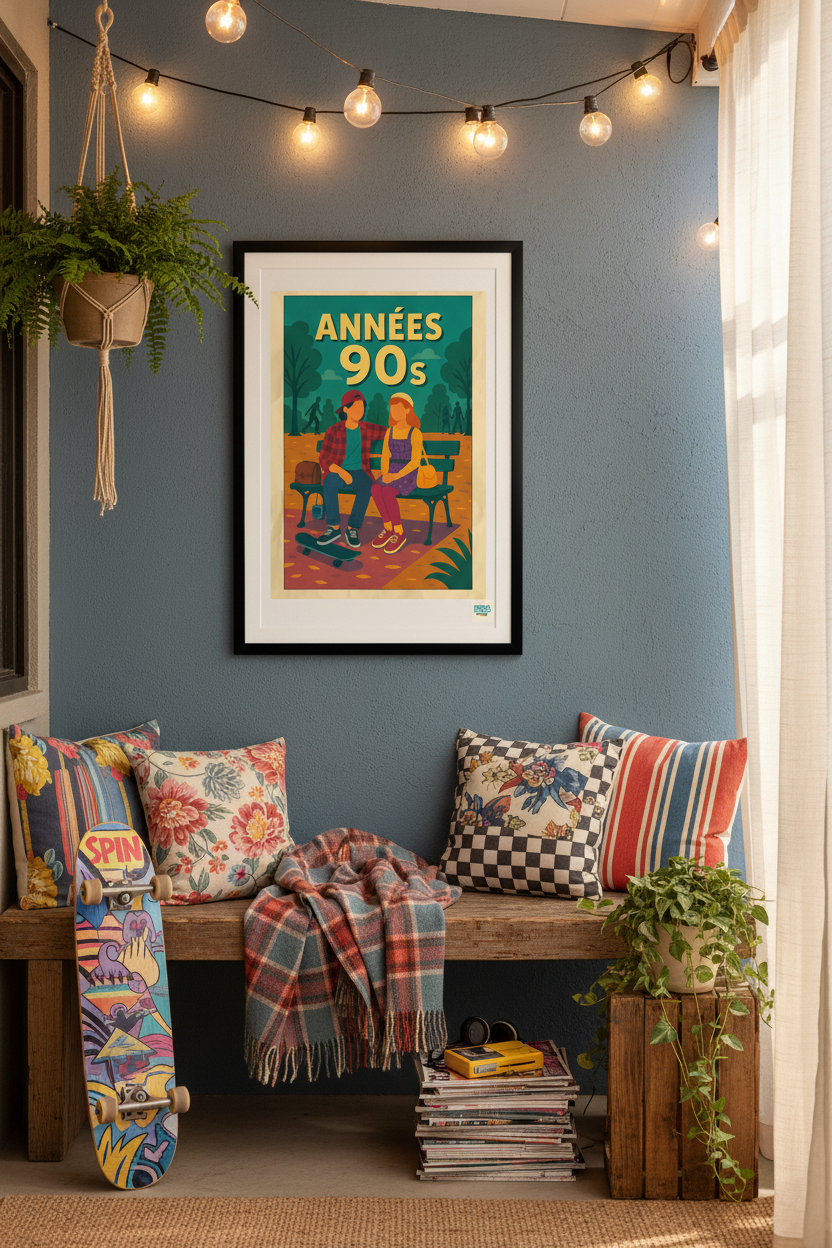 Lifestyle porche nostalgique années 90