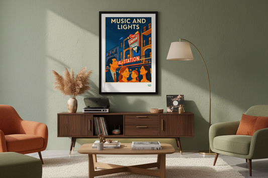 Lifestyle salon rétro-pop