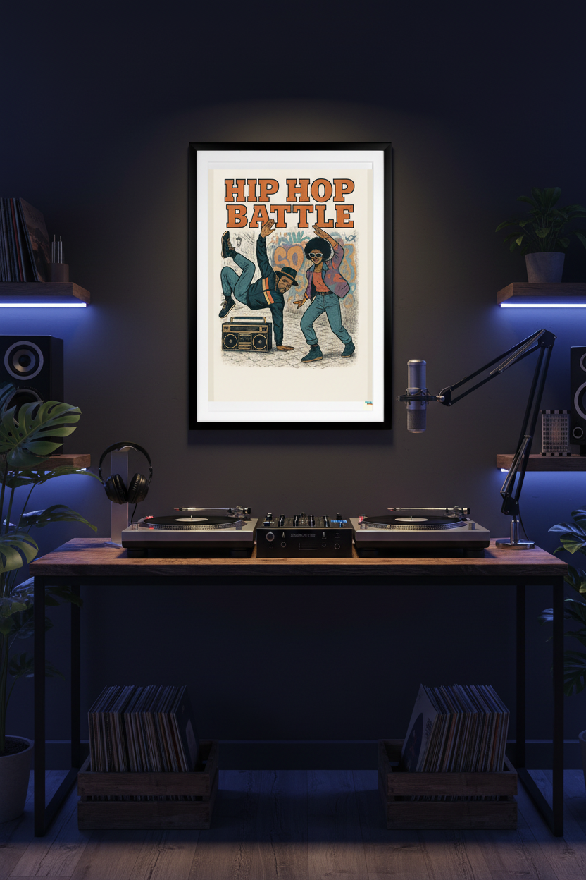 Lifestyle studio musique années 80