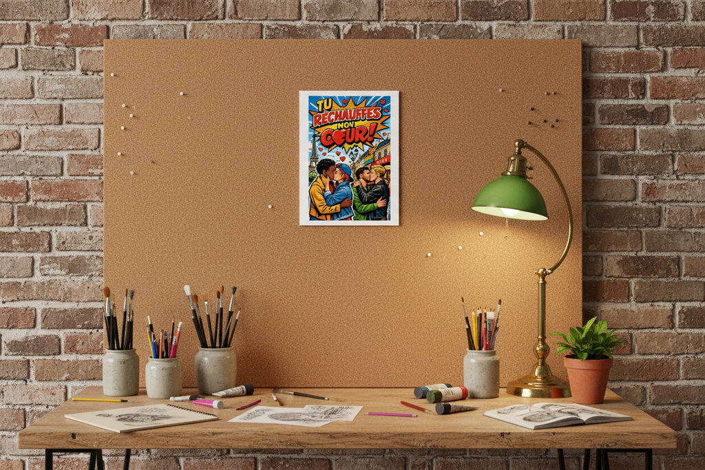 Mockup atelier créatif