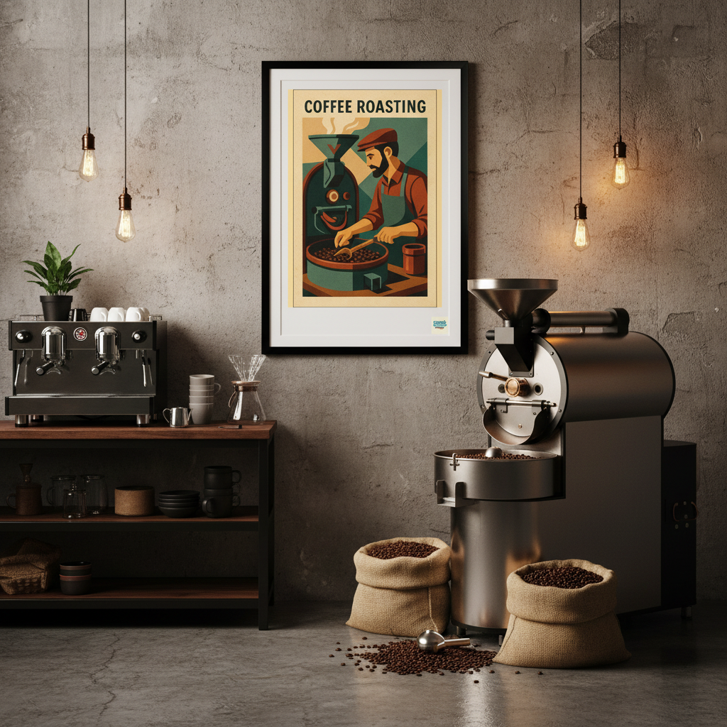 Mockup Coffee Roasting