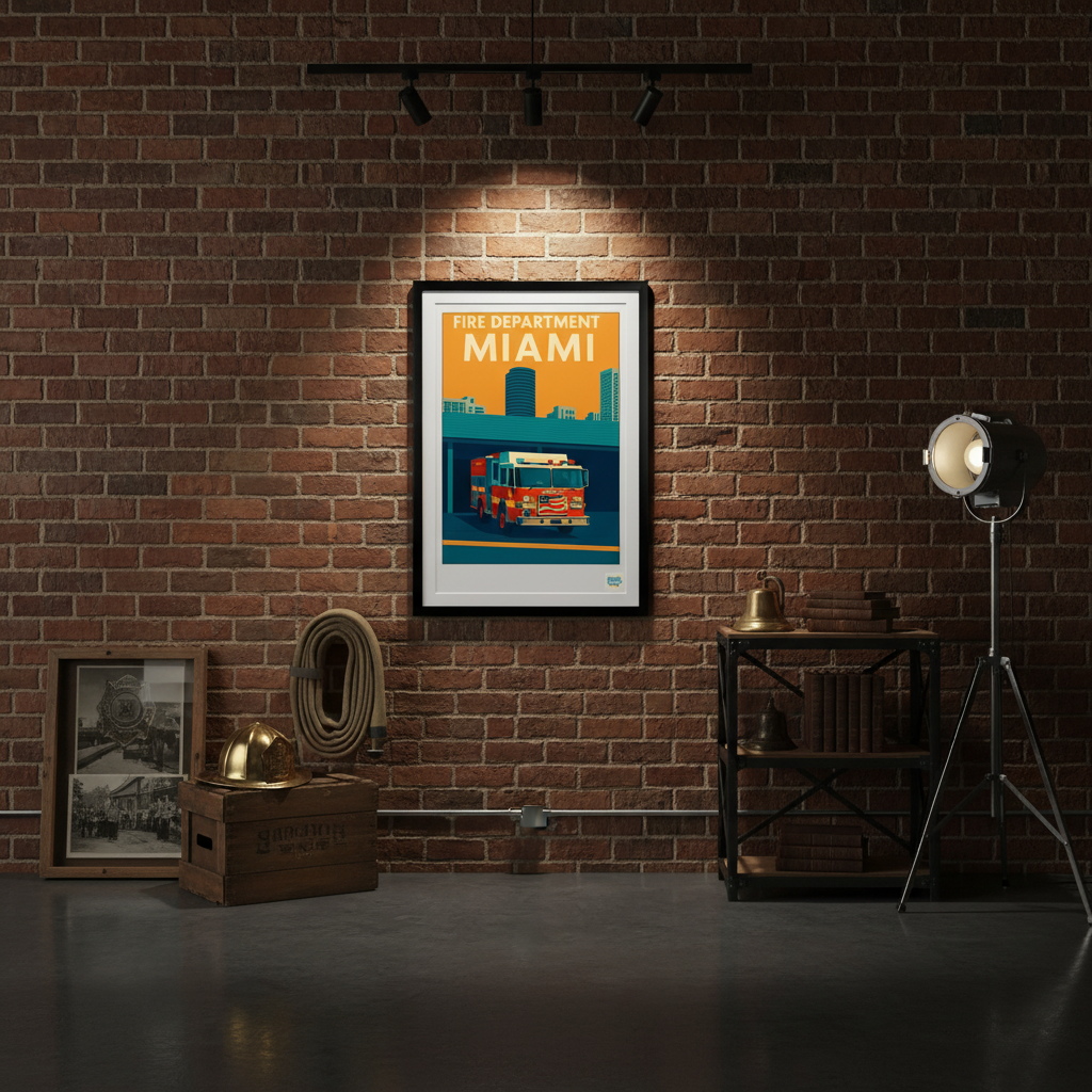 Mockup Fire Department Miami