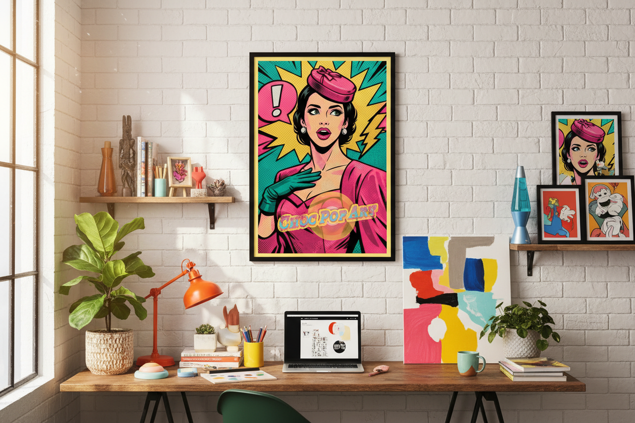 Mockup studio créatif