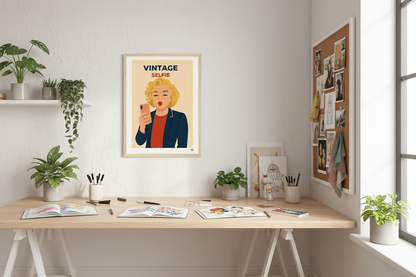 Muse Rétro-pop dans un studio créatif