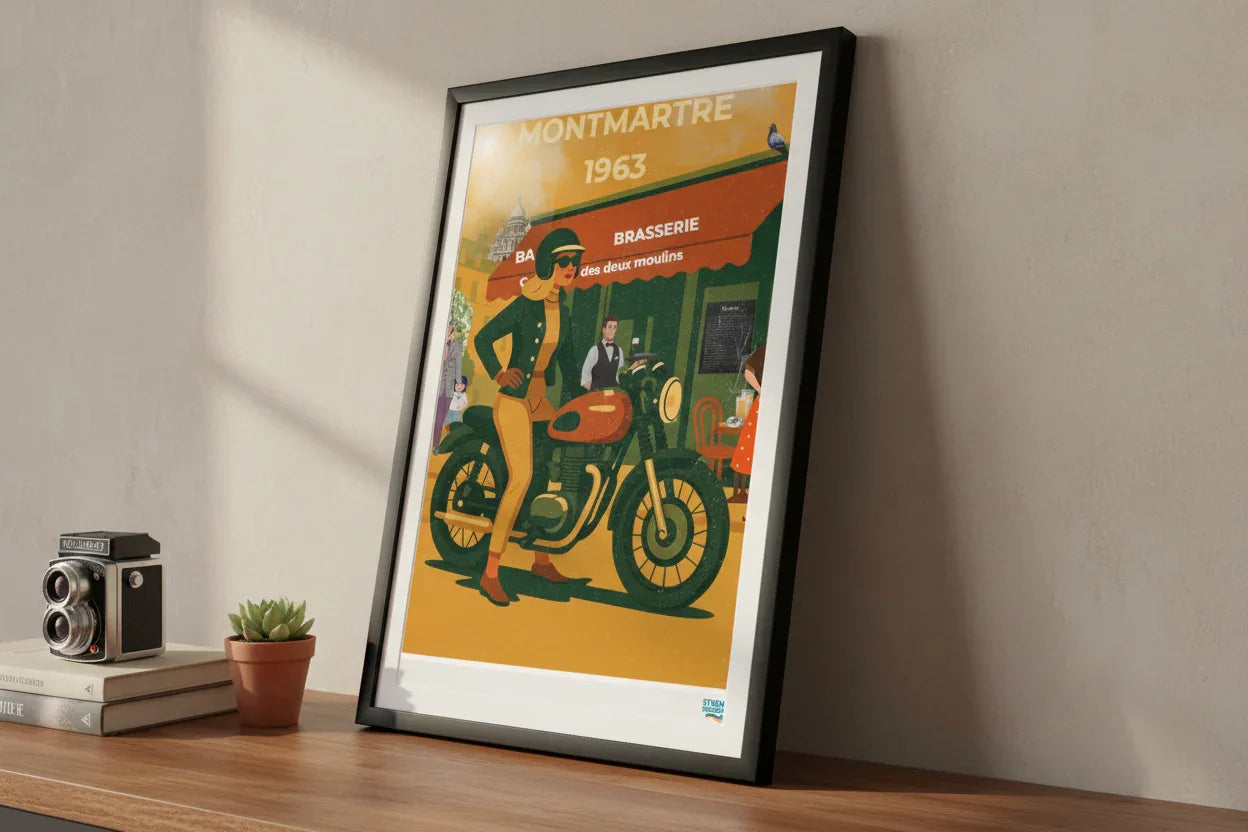 Paris Montmartre mockup 3