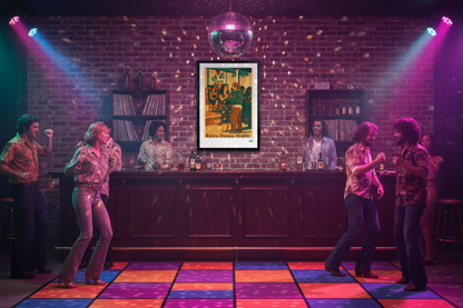 Retro Danse Night dans une salle disco