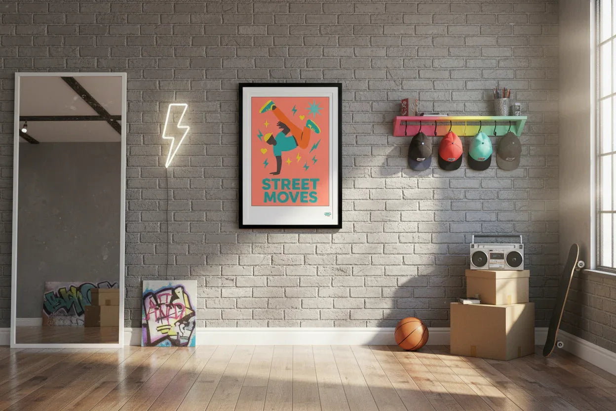 Street Moves dans un studio de danse urbain