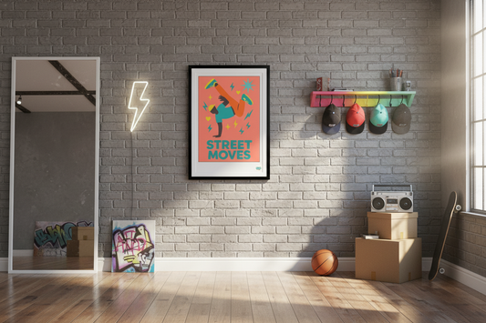 Street Moves dans un studio de danse urbain