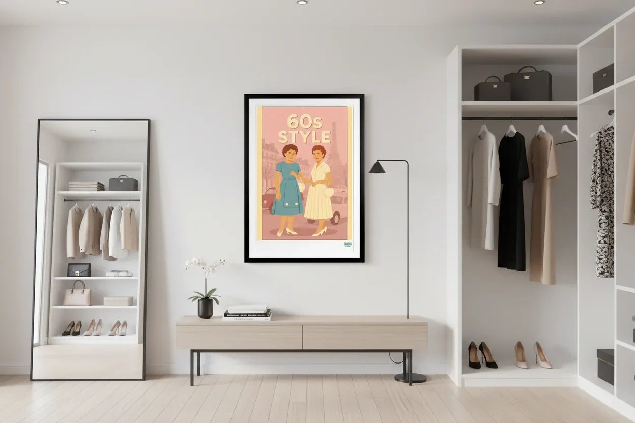 Style Années 60 Mockup