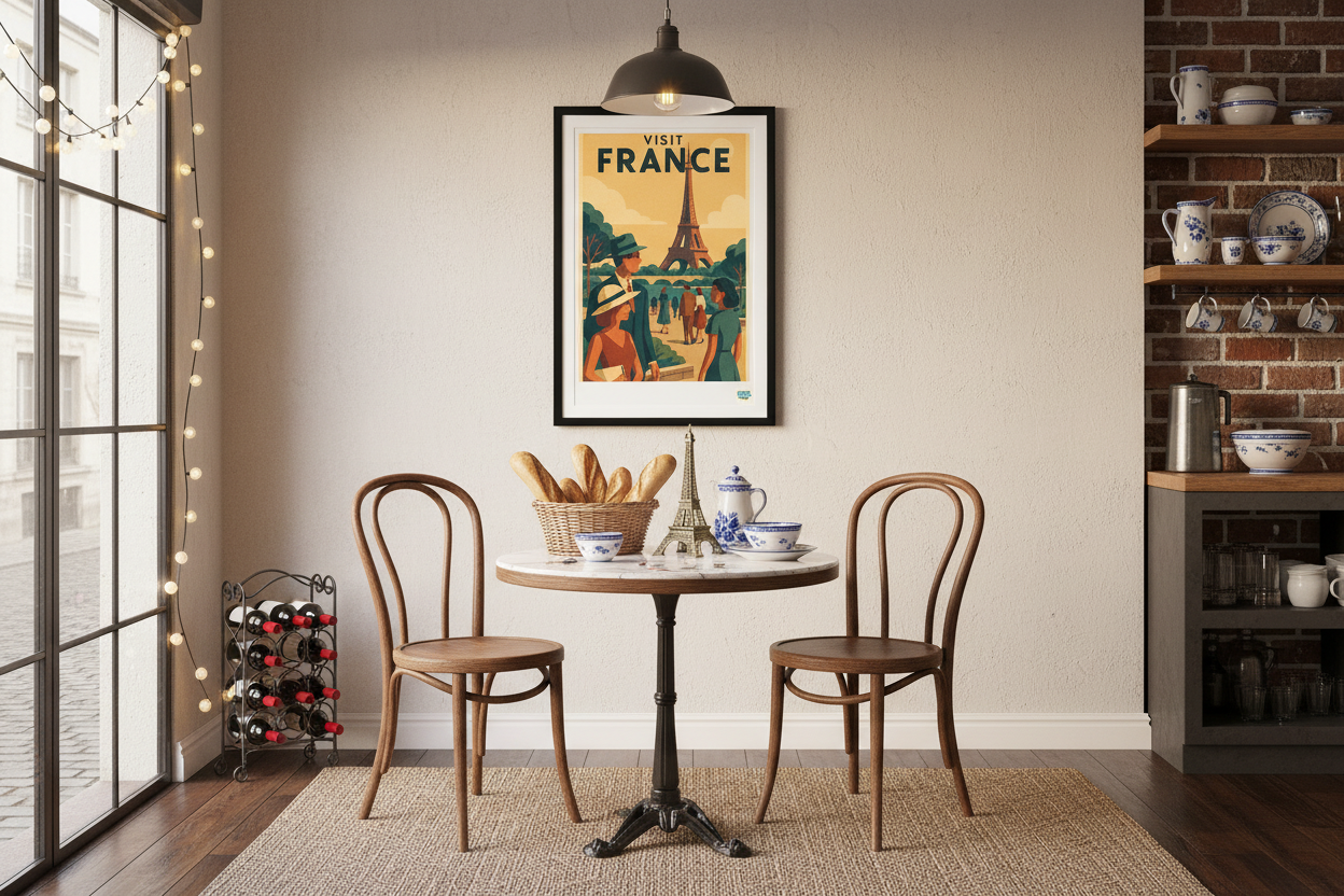 Visit France dans une salle à manger française